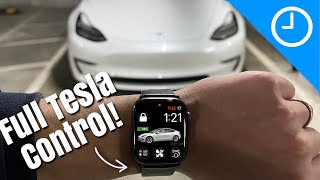 NOW AVAILABLE Use Your Apple Watch As A Tesla Key  Complete Guide To Apps [upl. by Rammaj]