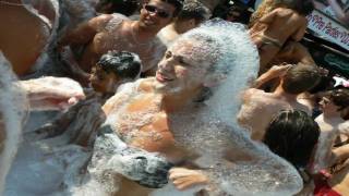 AYIA NAPA Cyprus 2009 Nissi Beachfoam party [upl. by Saticilef]