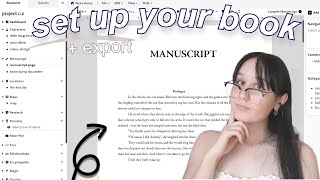 HOW TO FORMAT AND EXPORT YOUR MANUSCRIPT📄₊˚ for publishing stepguide [upl. by Nnailuj951]