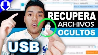 ✅ RECUPERAR ARCHIVOS OCULTOS USB  SOLUCIÓN 2023 [upl. by Labinnah]