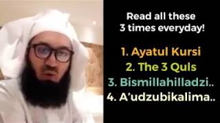 Morning and Evening Adhkar By Mufti Ismail Menk [upl. by Hearn]