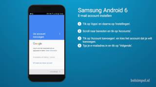 Tips amp Tricks  Samsung smartphone Email instellen Android 6 [upl. by Jae338]