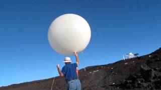 Launching a Radiosonde at Hawaiis Mauna Loa Observatory [upl. by Osbourn]