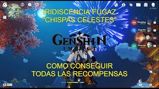 Genshin Impact｜Evento iridiscencia fugaz｜Como hacer fuegos artificiales perfectos para los logros [upl. by Yajeet]