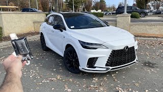 2024 Lexus RX500h F Sport Start Up Test Drive Walkaround POV and Review [upl. by Irak209]