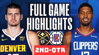 Denver Nuggets vs Los Angeles Clippers Highlights HD 2ndQTR  Dec 6 2023 NBA Regular Season [upl. by Franni571]