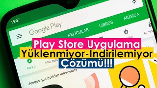 Play Store Uygulama Yüklenmiyorİndirilemiyor Çözümü [upl. by Rehpotsihc834]