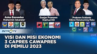 Visi dan Misi 3 Paslon Capres dan Cawapres Pemilu 2024 ECONOMICCHALLENGES [upl. by Sansbury]