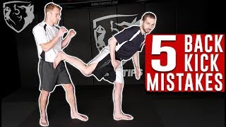 5 Common Mistakes with the Back Kick ft KWONKICKER [upl. by Anelys]