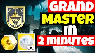 Destiny 2 Glassway Boss cheese Grandmaster  Exotic Farm [upl. by Dnar]