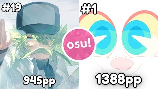 osu weekly highest pp plays [upl. by Siddon506]