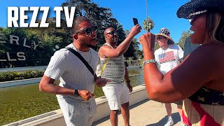 Tensions FLARE As Trump Haters Spew HATE amp DIVISION At Trump Supporters In Beverly Hills [upl. by Yorled845]