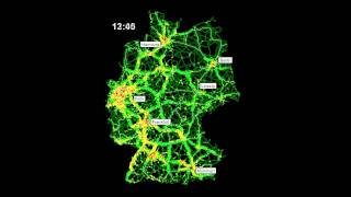 PTV Visum Validate Germany Traffic of a whole day in a whole Country [upl. by Veneaux989]