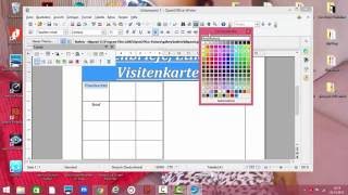 OpenOffice Textfeld einfügen Zeilenabstand ändern Hintergrundfarbe ändern Tabelle einfügen [upl. by Ylurt]