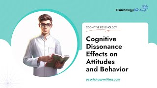 Cognitive Dissonance Effects on Attitudes and Behavior  Essay Example [upl. by Sualkin]