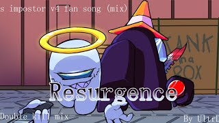 Resurgence  Friday Night Funkin Vs Impostor White and black imposter fan song [upl. by Aridan]