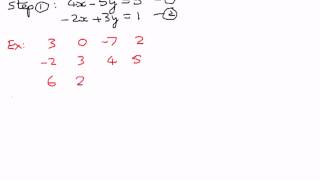 Matrices Augmented Matrix and Coefficient Matrix Example 2 [upl. by Amirak517]