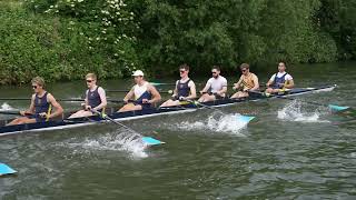 Wolfson M1 Division 2 Thursday Cambridge May Bumps 2023 slow motion [upl. by Haduhey]