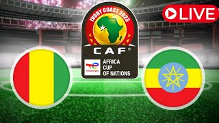 🔴 LIVE Guinea vs Ethiopia Africa Cup of Nations Qualification 2023 [upl. by Quitt]