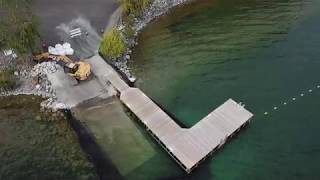 Killiney Beach  flyby Boat Launch Repairs [upl. by Eityak]