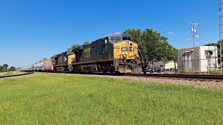 An Early M40128 Takes it SouthBound On The A Line ES40DC 5437 Leading its Train  Pembroke NC [upl. by Gusti]