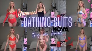 ♡ FashionNova SWIM SUIT TRY ON HAUL SUMMER 2023 ♡  YenSauce [upl. by Aninahs]