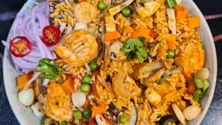 ARROZ CON MARISCOS CASERO [upl. by Halik]