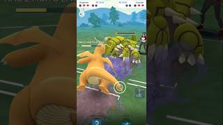 Dragonite venceu Shiny Groundon pokemon pokemongo pvppokemon [upl. by Aroel]