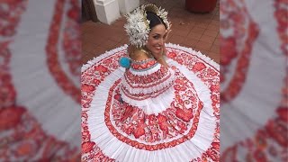 Alejandra Oraa baila con la ‘pollera colorada’ [upl. by Ecerahc]