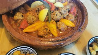 Tajine de boulettes de sardines à la marocaine [upl. by Sidwohl]