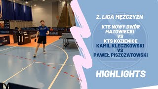 2liga Kamil KleczkowskiKTS Nowy Dwór Mazowiecki vs Paweł PiszczatowskiKTS Kozienice HIGHLIGHTS [upl. by Innis]