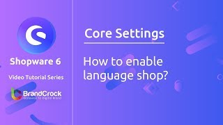 Shopware 6 tutorials  How to enable language shop [upl. by Chiquita245]