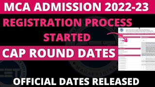 MCA Registration Process 2022  MCA Admission Process Started 2022 [upl. by Sherar]