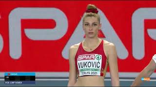 Marija Vukovic High Jump l EIC Championships [upl. by Bascomb891]