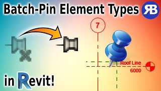 Revit Snippet BatchPin Multiple Element Types [upl. by Juni]