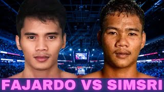 MIEL FAJARDO VS THANONGSAK SIMSRI FIGHT [upl. by Lucey]