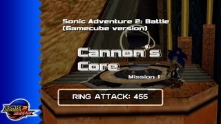 Sonic Adventure 2 Battle GCEmu  Cannons Core M1  455 Rings [upl. by Ittam]