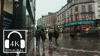 Stirling Scotland  Moody City Walk in Drizzle ☔ 4K [upl. by Retlaw804]