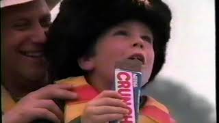 Nestle Classic Extended Commercial  Chocolate Bars Milk Crunch Chips Raisinets  1991 [upl. by Ahsaeyt]