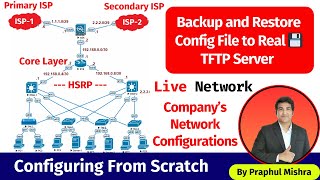 8 Taking Backup of Cisco Devices Configuration File on a Real TFTP Server 💾 StepbyStep Guide [upl. by Oicnecserc448]