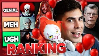 ¡HAGO LA TIER LIST DE STEPHEN KING  Caja de Películas [upl. by Rozalie]