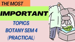 Botany Semester 4 Practical Exam Part 2  Important Topics  Nep Botany botany bsc ecology [upl. by Eyoj]