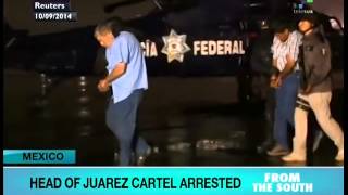 Alleged Juarez Cartel chief arrested in Torreon Mexico [upl. by Anilok]