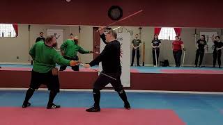 Bolognese Fencing  the OneHanded Sword Anonimo Bolognese play no 262 [upl. by Kotto]