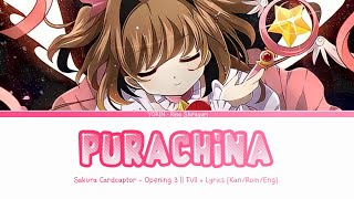 Purachina Platinum  Full Lyrics KanRomEng  Sakura Cardcaptor Opening 3 [upl. by Telrahc473]