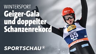 Skispringen DSVAdler in Klingenthal nicht zu stoppen  Sportschau [upl. by Epp]