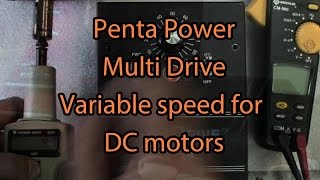 Variable DC motor Speed control Penta Power KBMD249D [upl. by Singleton524]