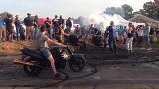 Camping Blue Moto GP Le Mans 2018  Motards Show Ruptures Et Burnouts  Grand Prix De France video [upl. by Chrissy]