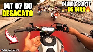 PIÃO NO MORRO DE mt07 🔥 MUITO CORTE DE GIRO [upl. by Livesay]