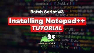 Tutorial How to install Notepad in Windows 10  Batch Script 3 [upl. by Asilaj]